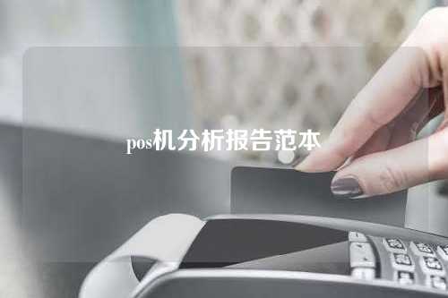 pos机分析报告范本（pos机分析报告范本怎么写）