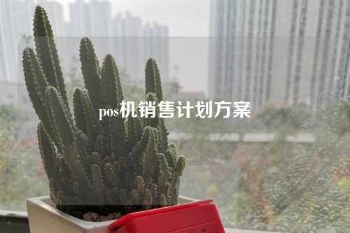 pos机销售计划方案（pos机销售计划方案怎么写）