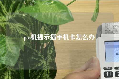 pos机提示插手机卡怎么办（pos机提示插手机卡怎么办理）