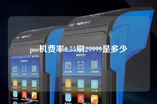 pos机费率0.55刷29999是多少（pos机费率0.65刷10000怎么算）