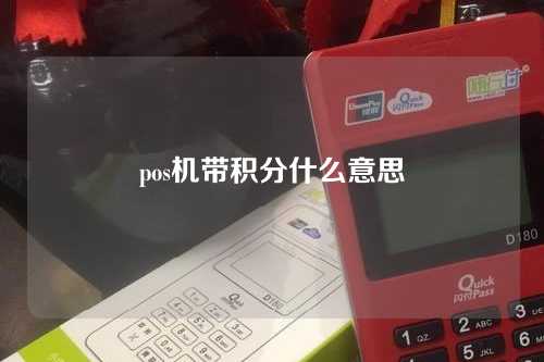 pos机带积分什么意思（pos机带积分什么意思啊）