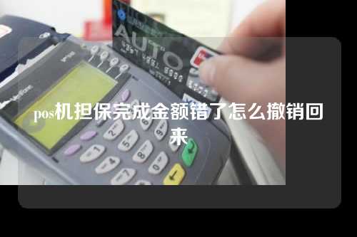 pos机担保完成金额错了怎么撤销回来（pos机担保完成金额错了怎么撤销回来啊）