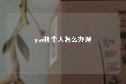 poss机个人怎么办理（个人pos机哪里办）