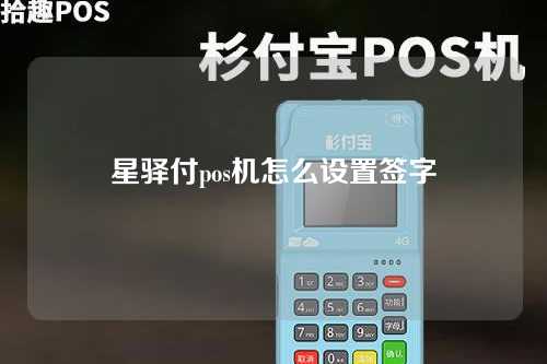 星驿付pos机怎么设置签字（星驿付pos机怎么设置签字信息）