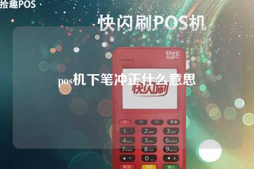 pos机下笔冲正什么意思（pos机显示下笔冲正）