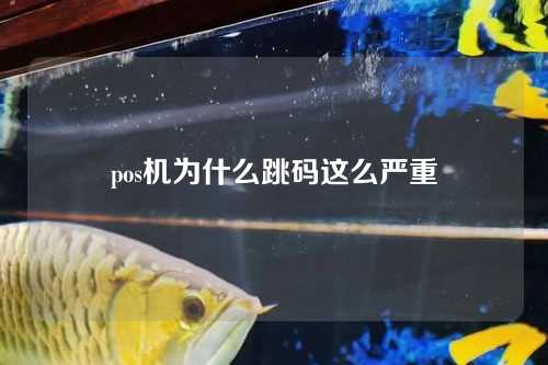 pos机为什么跳码这么严重（pos机为什么跳码这么严重呢）