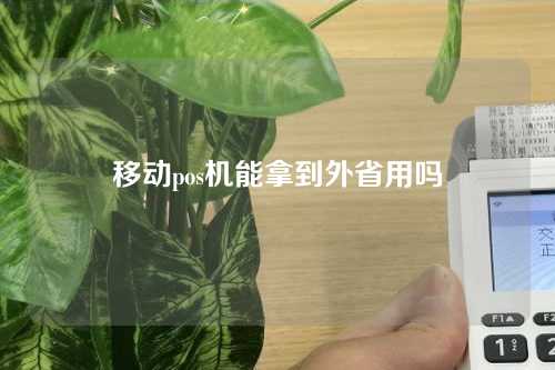 移动pos机能拿到外省用吗（移动pos机能拿到外省用吗安全吗）