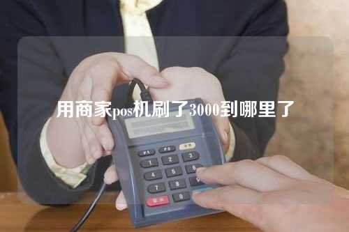 用商家pos机刷了3000到哪里了（商家刷pos机多长时间能到账）